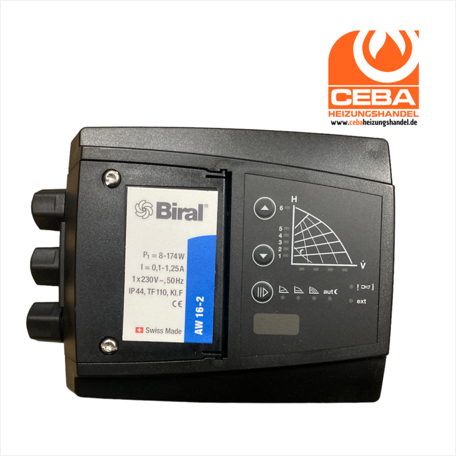 Biral Pumpe AW 16-2 DN 32 180mm 50/60 Hz 1x230V