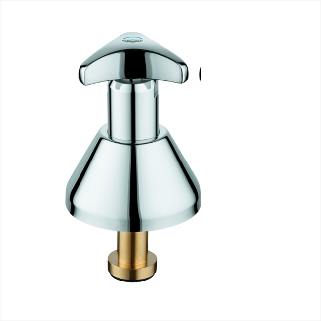 Grohe Oberteil 1/2" f.UP-Ventil m.Trecorn-Griff m.lg Kegel kalt verchr.