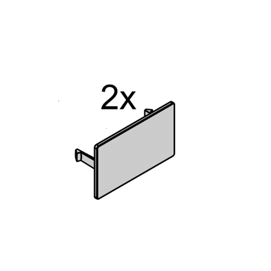 VIESSMANN Abdeckkappen-Set Fußschiene für Vitocal 200-A & -S /Vitocal 222-A u. -S