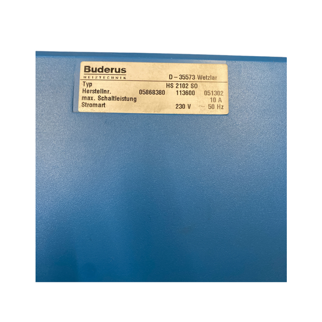 Buderus HS 2102 S0 05868380 gebraucht