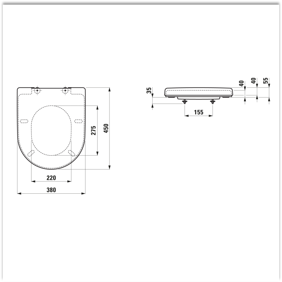 Laufen WC-Sitz+Deckel Pro H896951 m. Absenkautomatik abnehmbar bahamabeige