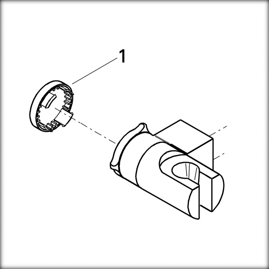 Grohe Wandbrausehalter Relexa-Plus verstellbar verchromt