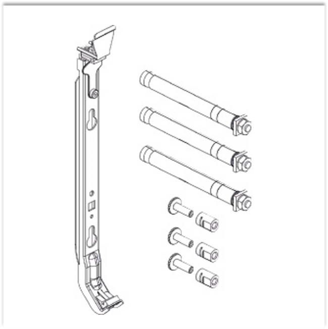 Buderus  Rohwand Adapter Set FMS H600 ab L1800