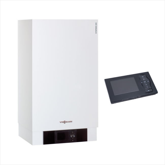 Viessmann Vitopend 200-W 10,5 kW - 18,0 kW EG-E Vitotronic 100 HC1B angehoben HKoM wandhängend raumluftabhängig KAMINGERÄT