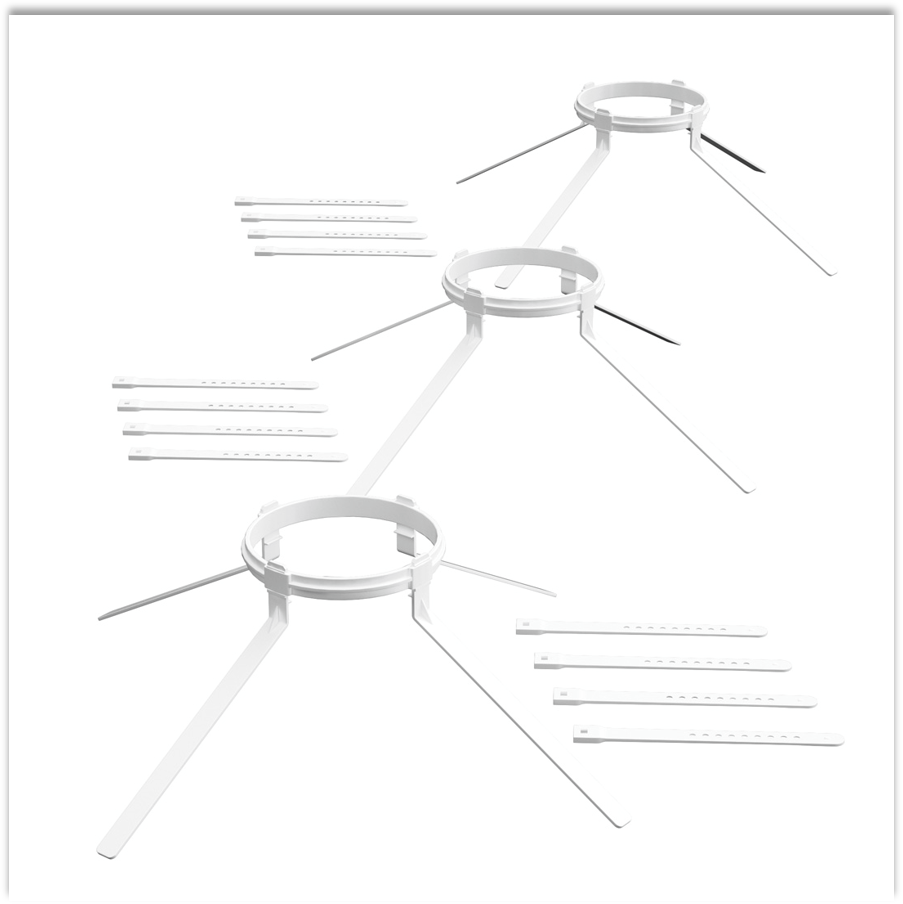 Buderus  Abstandhalter d:125-d:200 (Set 3 Stück)