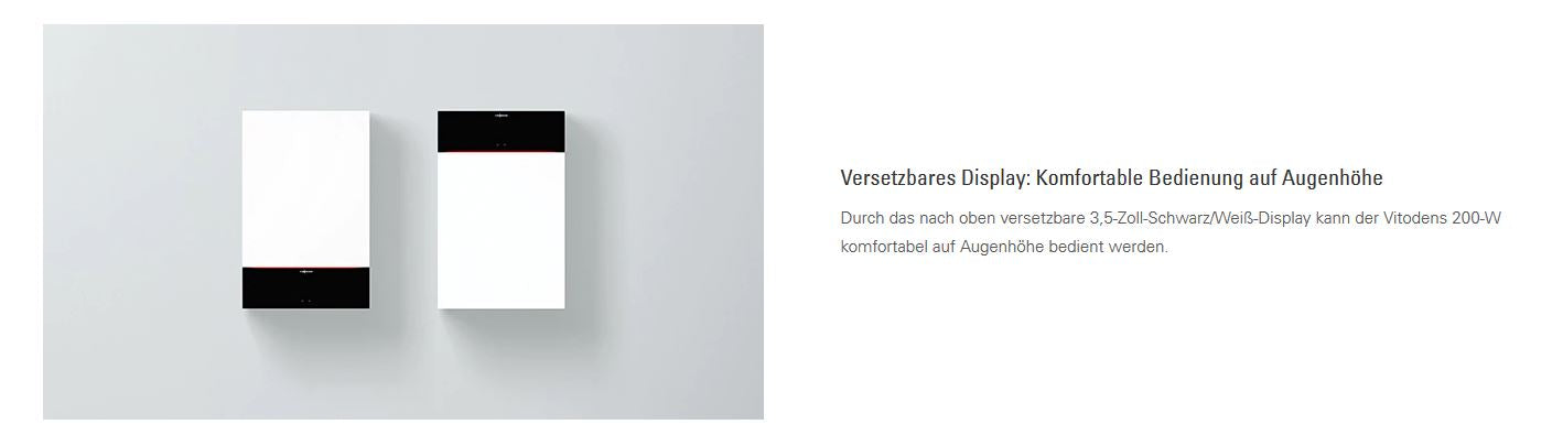 Viessmann Vitodens 200-W 11,0 kW alle Gasarten modul. u.- Gebläse unterstüzt HMU-C witterungsgeführt Heizgerät wandhängend raumluftabh. u. raumluftunabh.