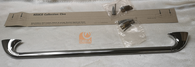 KEUCO bath towel holder CLEO 600mm chrome-plated - item number: 3801010600