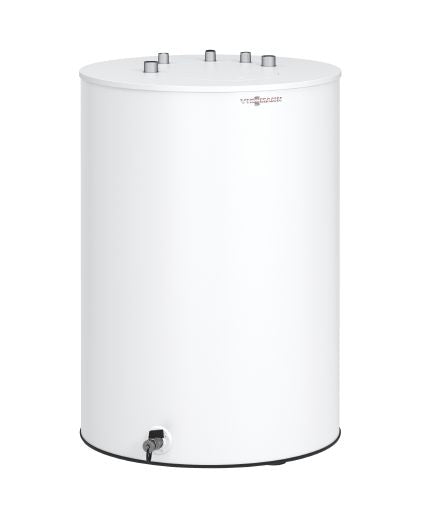 Vitocell 100-W CUGB 150 L Stahl email. untergestellt (liegend) vitopearlwhite monovalent