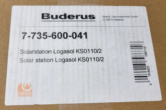 Buderus Logasol KS0110/2 Solarstation - Artikelnummer: 7735600041