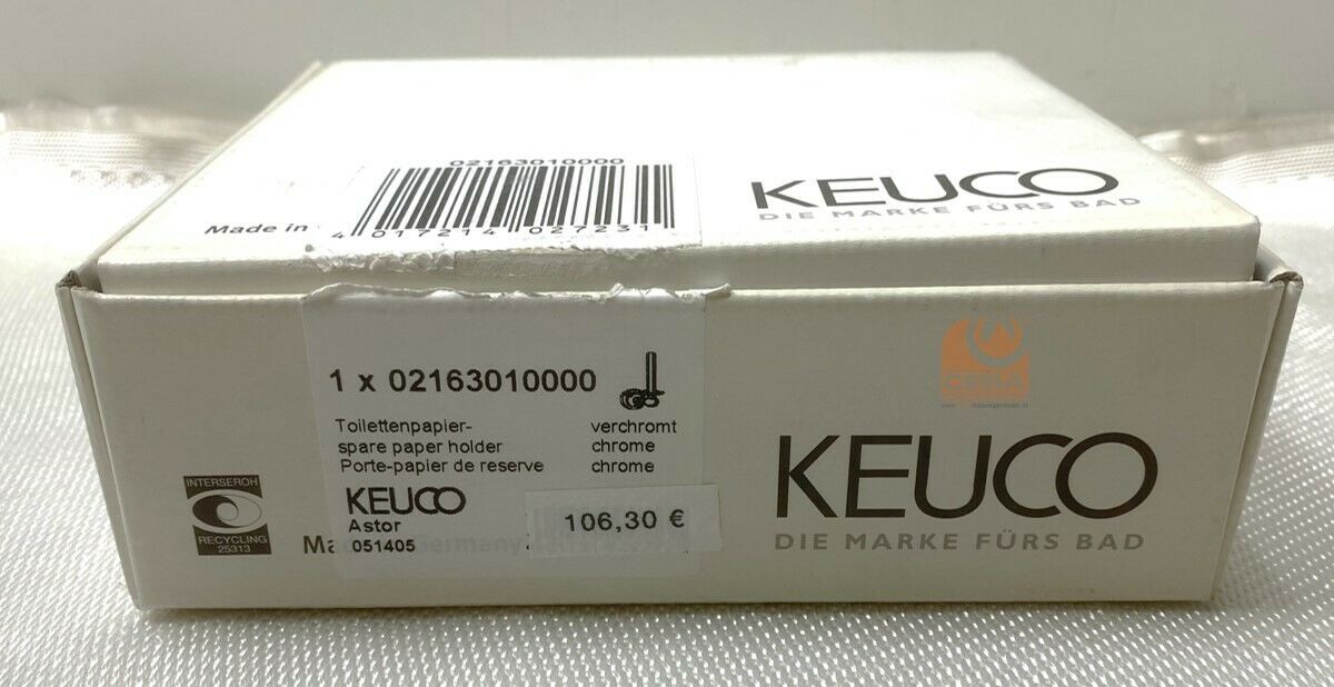 KEUCO Reservepapierhalter Astor verchromt 02163010000